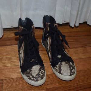 Steve Madden Snakeskin Sneakers